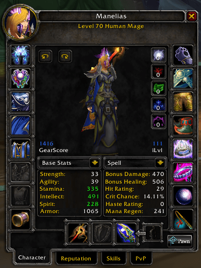 Alliance Human Mage 70 - Thunderstrike